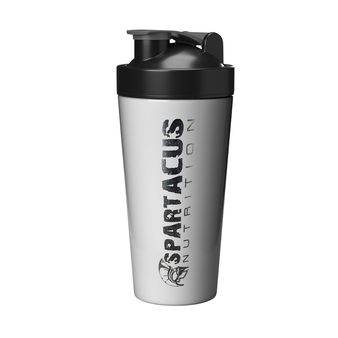 Coqueteleira para drinks e whey spartacus nutrition transparente